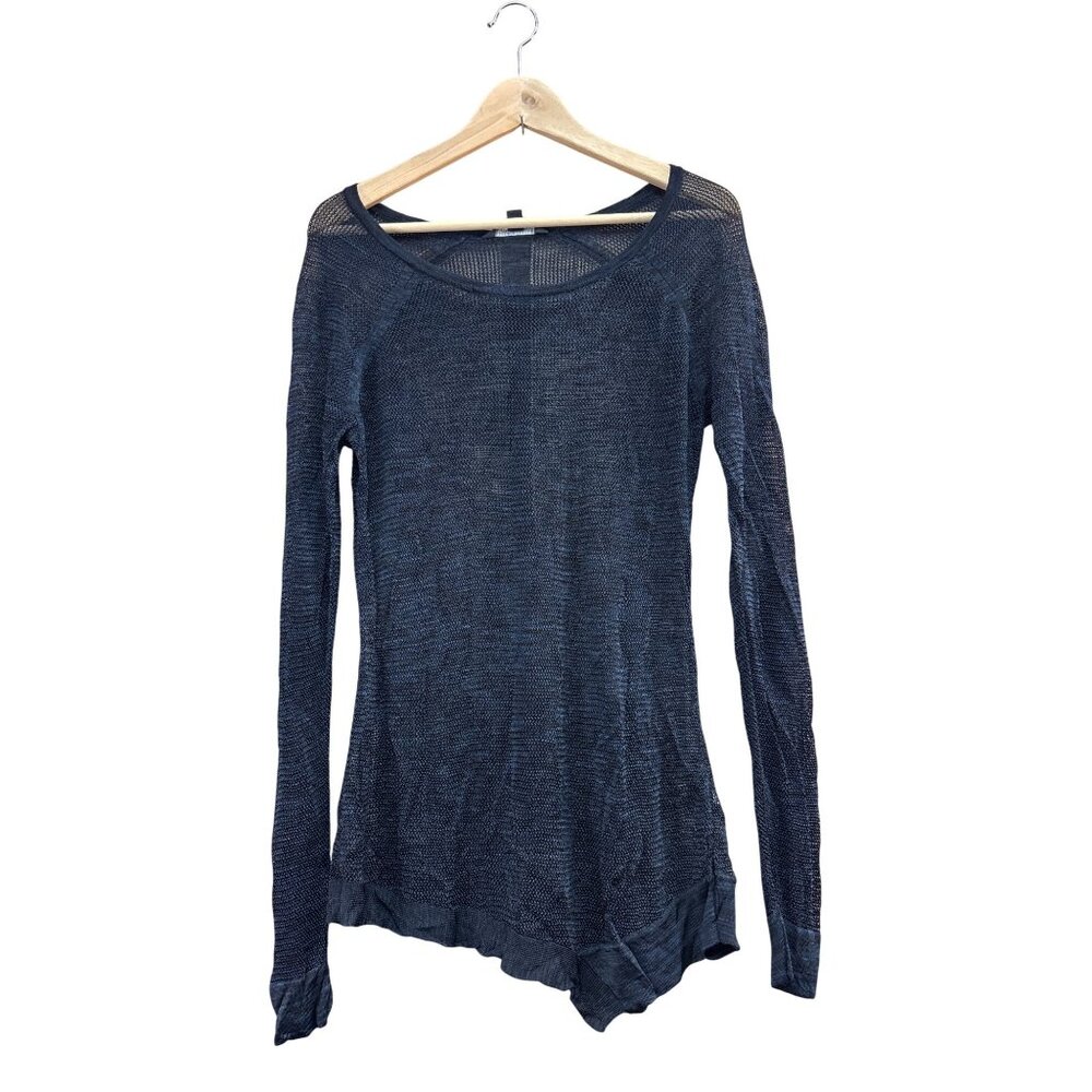 Rock & Republic Black Lightweight Sweater Womens M Long Sleeves